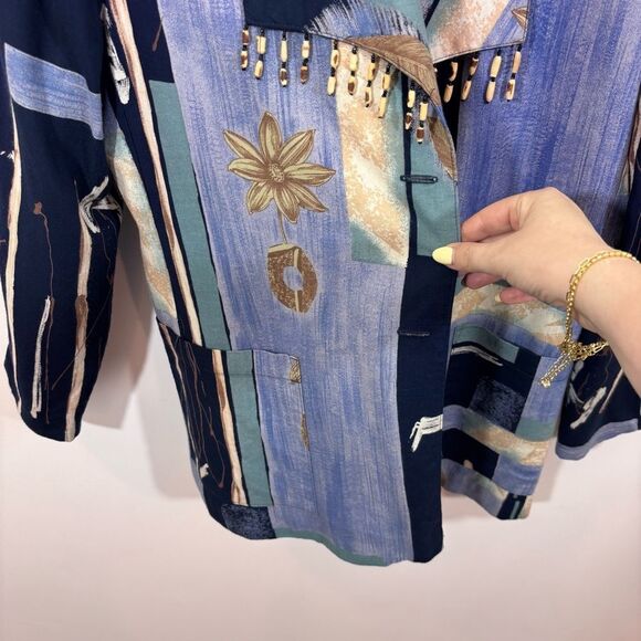 Pierre Lamonte Vintage Blazer Art To Wear Size 12 - Picture 10 of 16